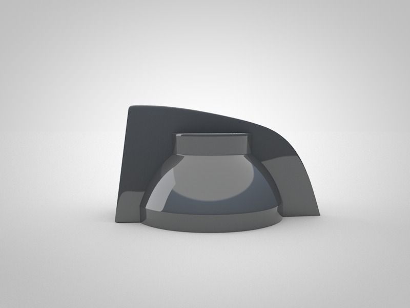 Amplifier Knob Free 3D model_1