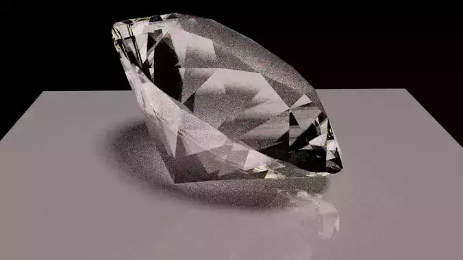 Diamond on table