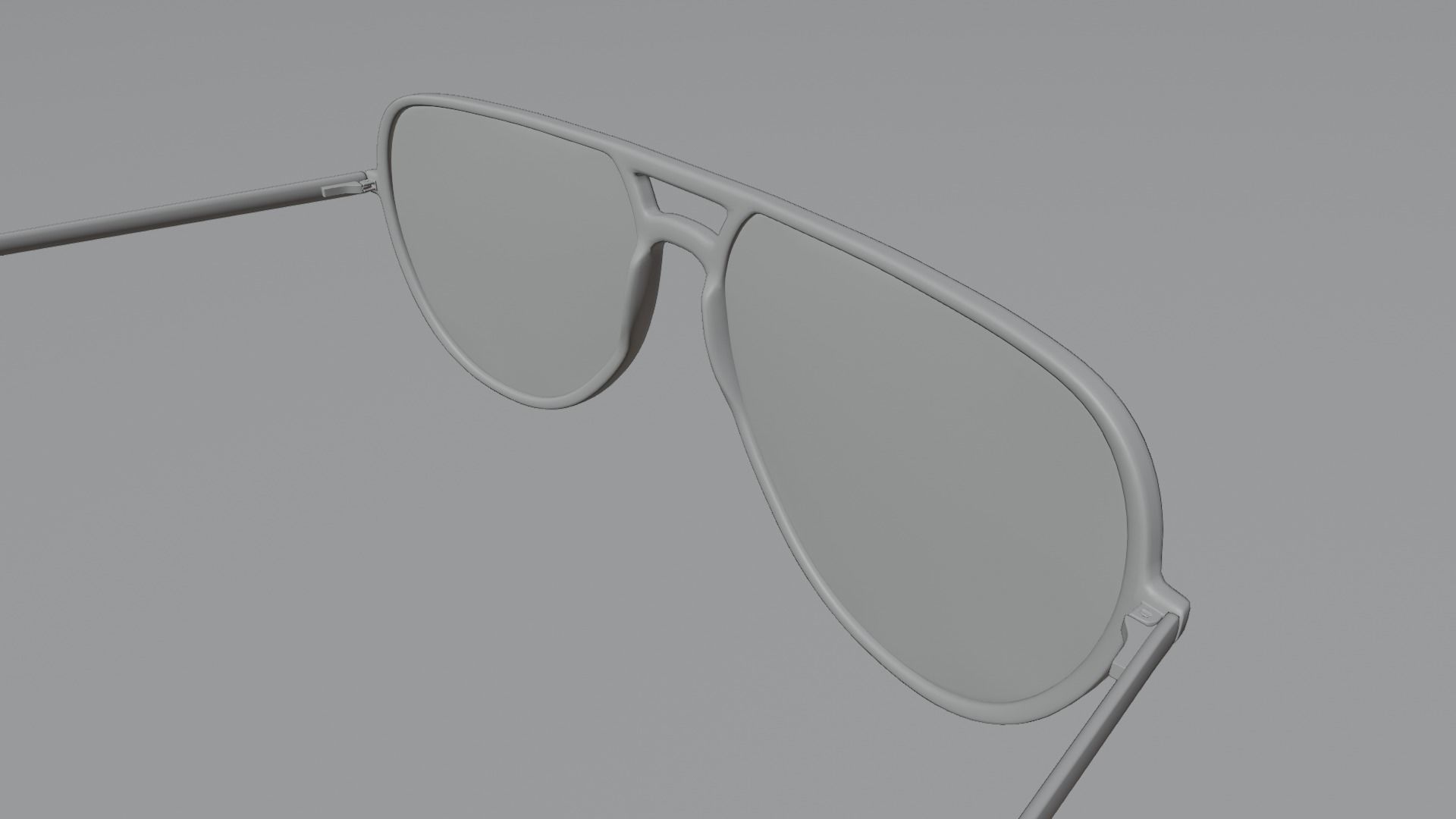 Spectacles aviator sunglasses 3D model_7