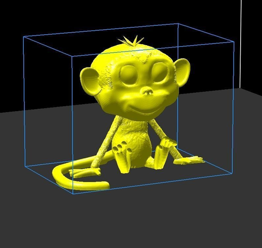 Monkey 3D print model
