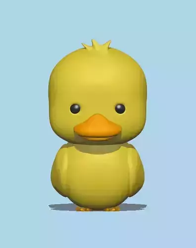 Cute Little Duck  3D print model