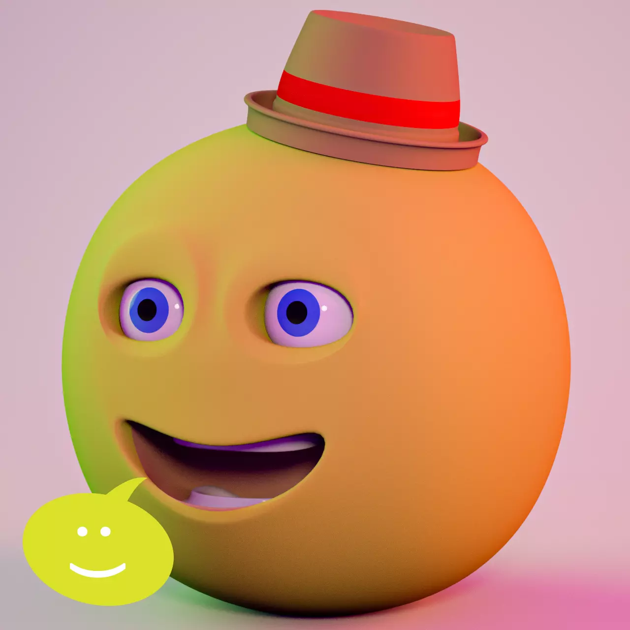 Face Rigged bounce Free 3D model