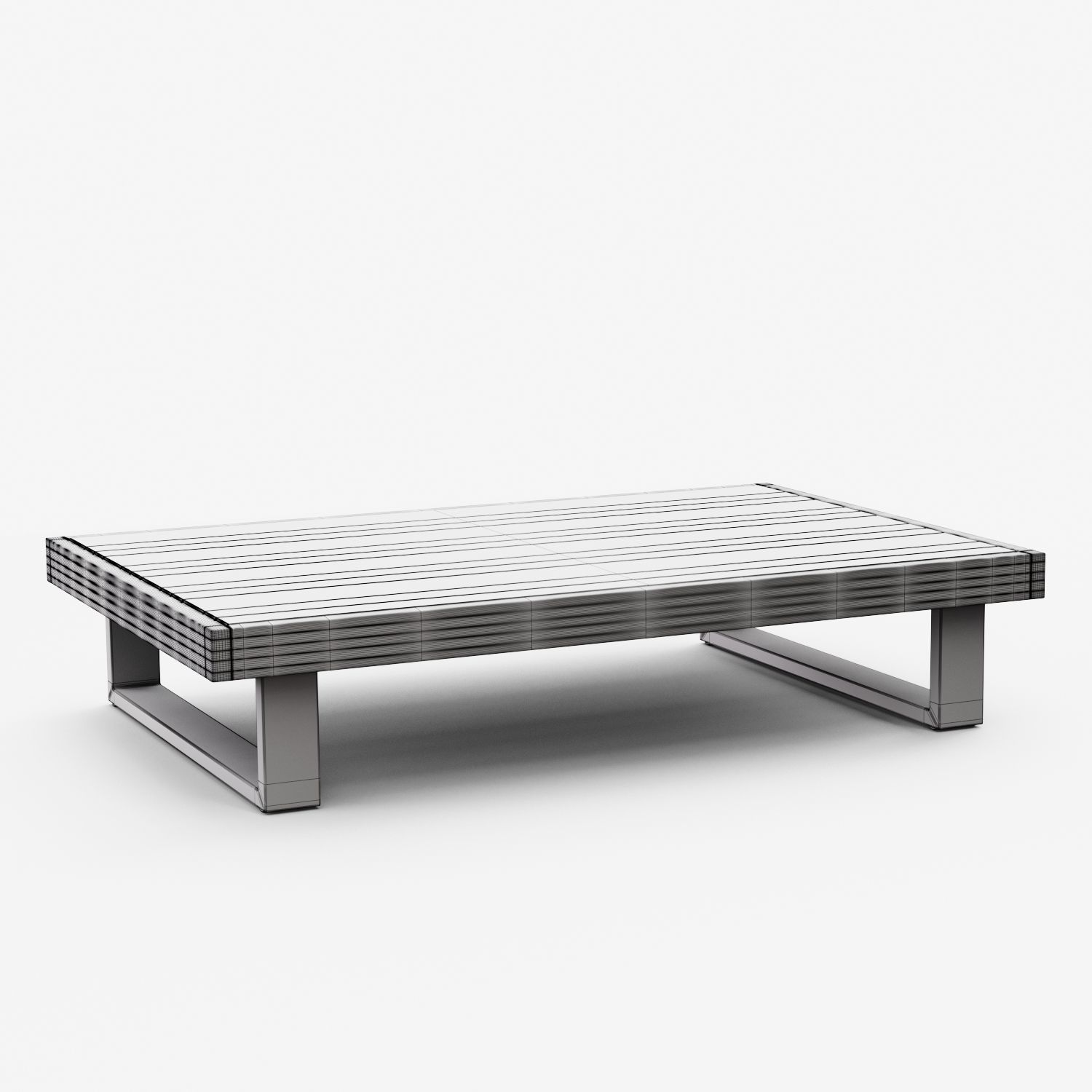 Platform table 3D model_4