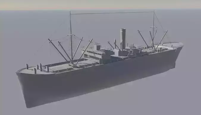 1900s Cargo Ship