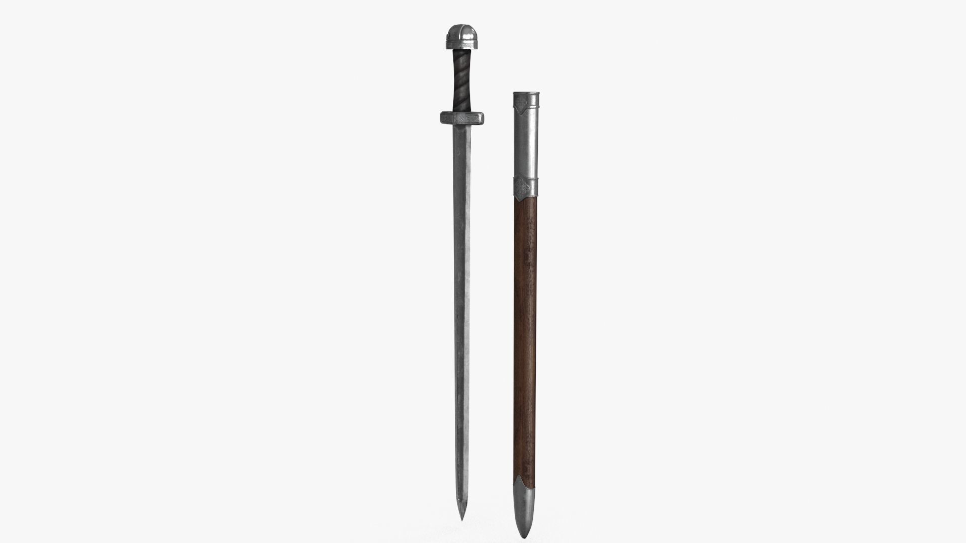 Viking Sword Low-poly 3D model_8