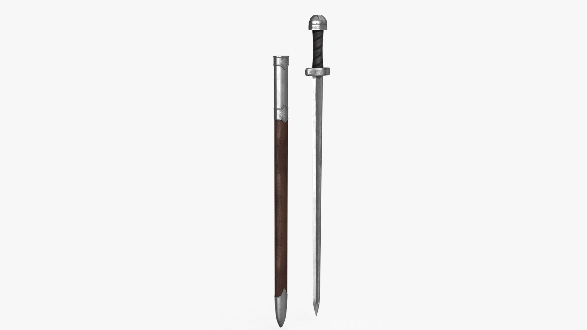 Viking Sword Low-poly 3D model_10