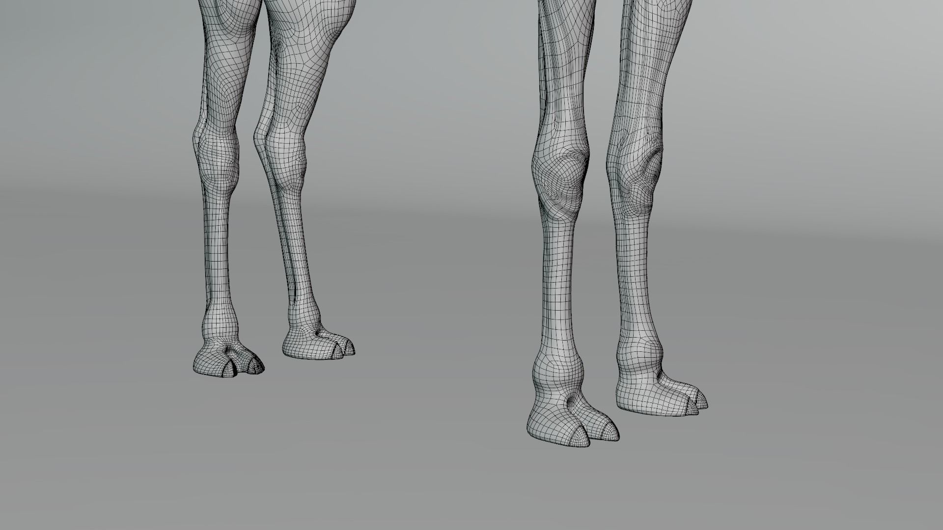 Camel Adult and Baby Rigged 3D model_17