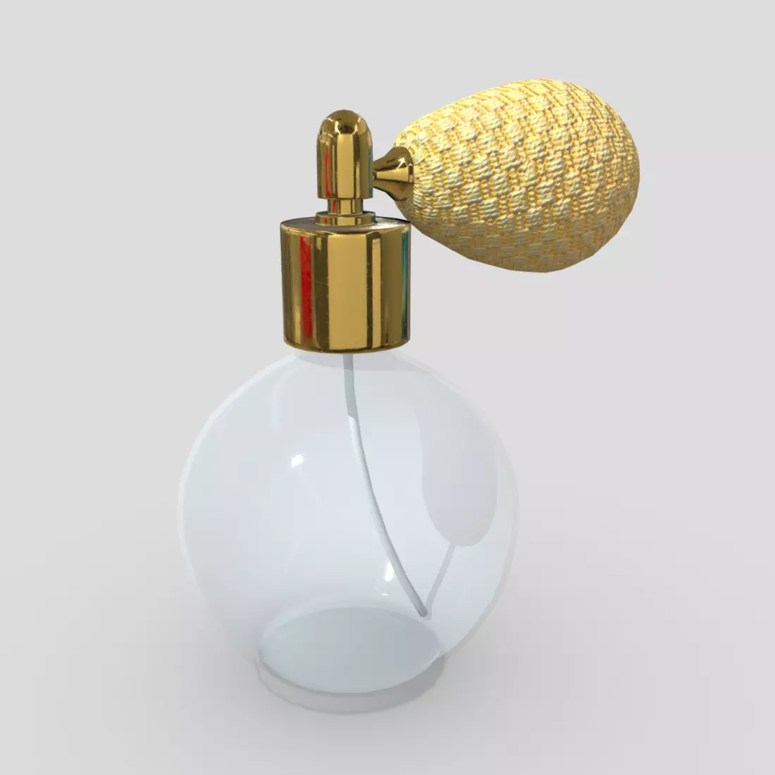Perfume Bottle Low-poly 3D model_0