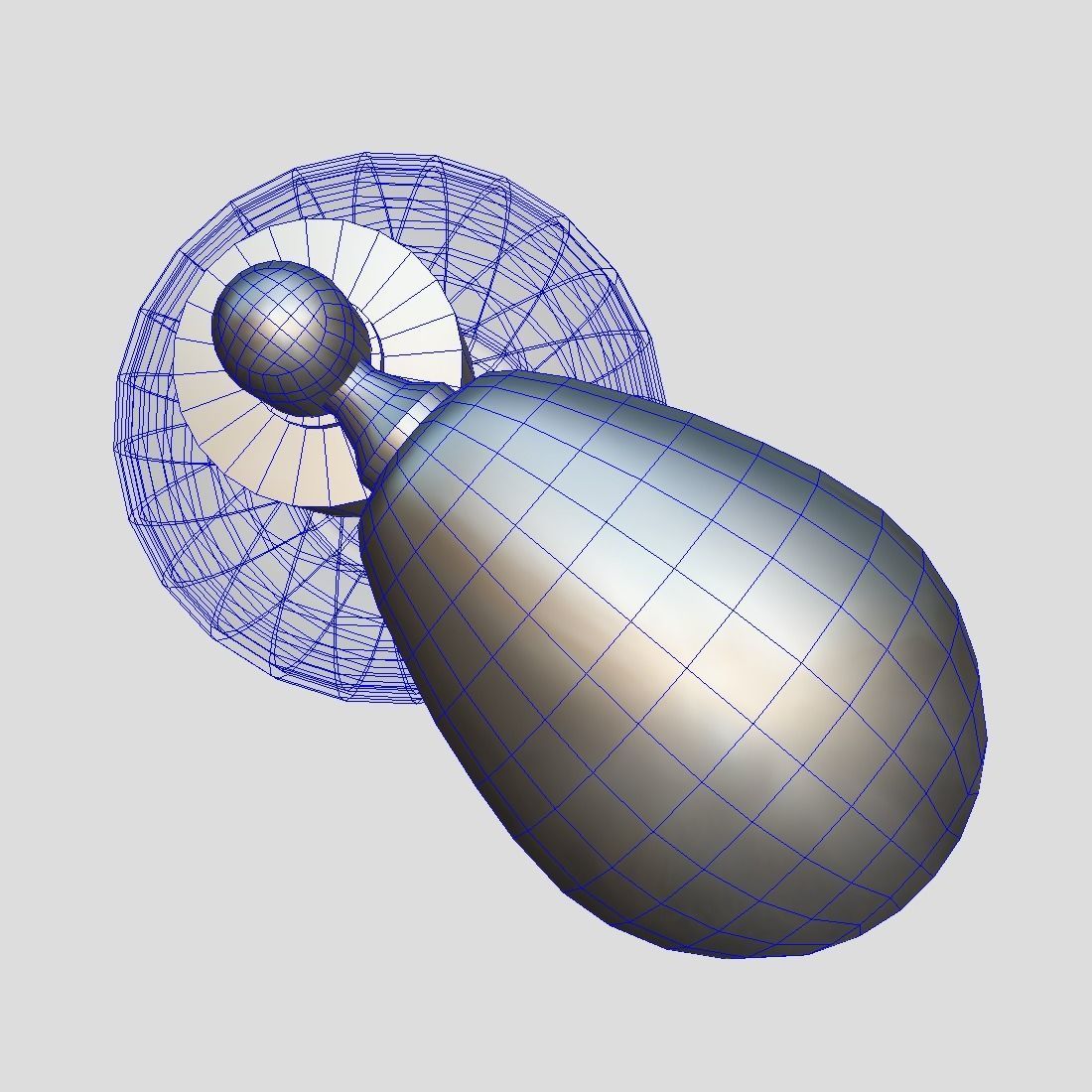 Perfume Bottle Low-poly 3D model_7