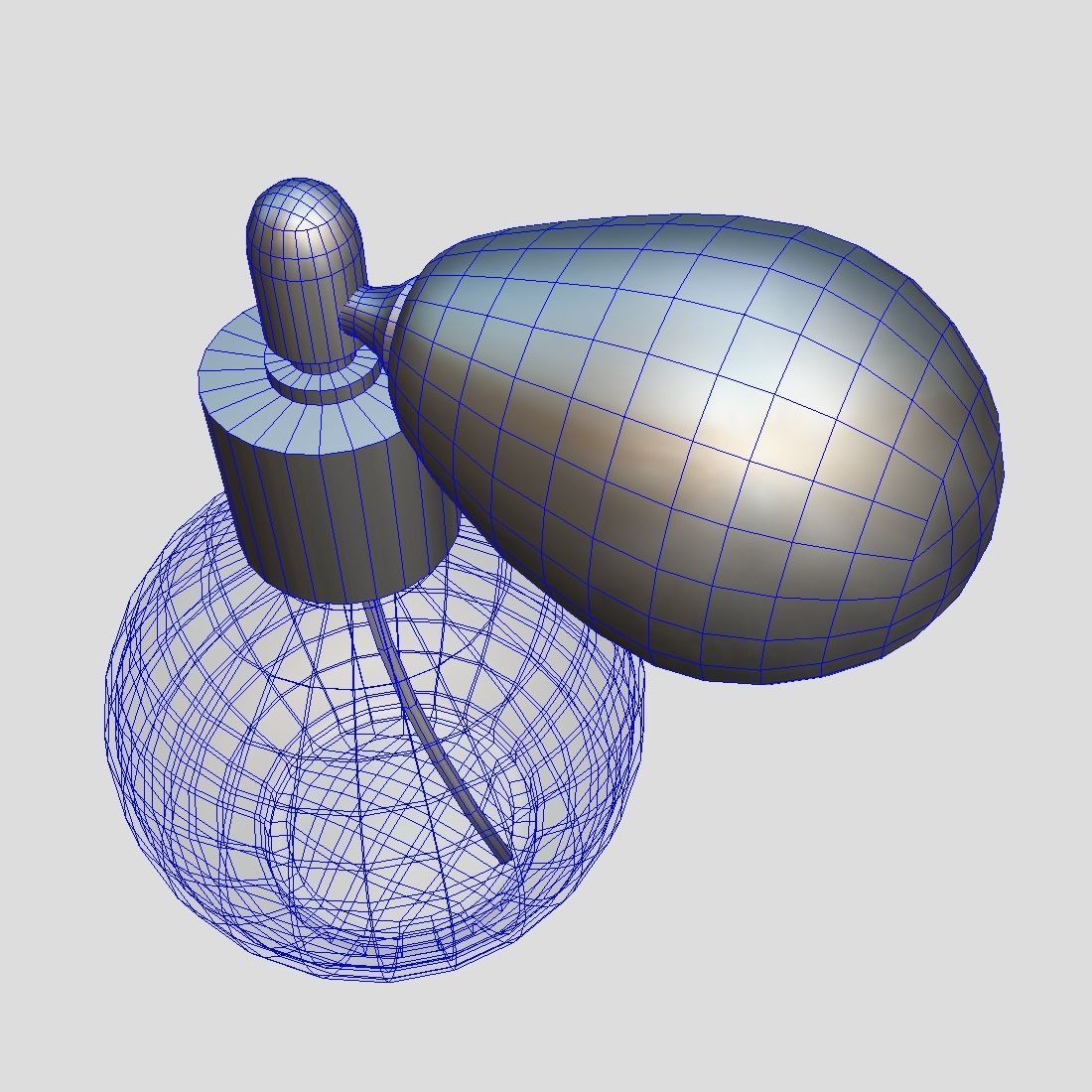 Perfume Bottle Low-poly 3D model_5