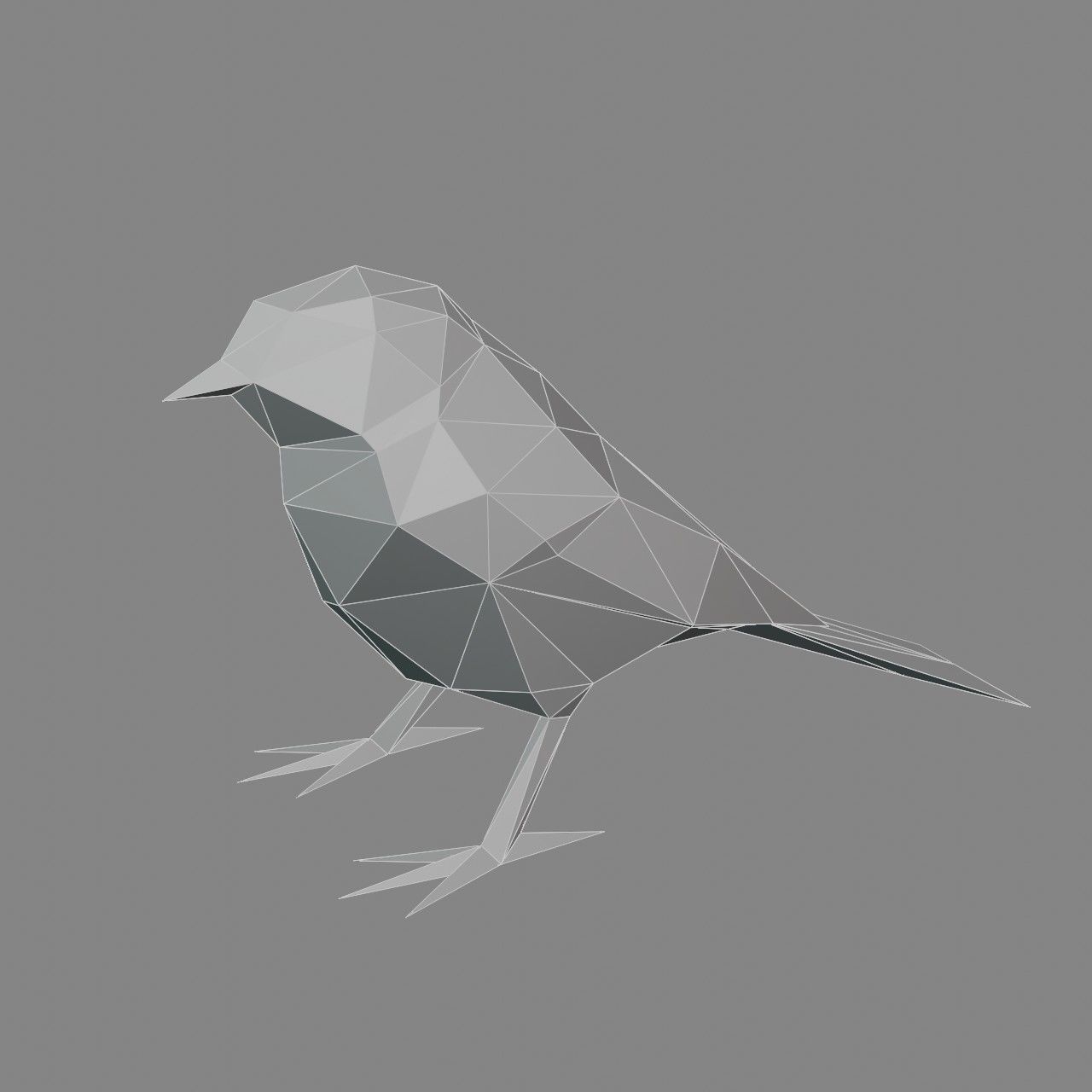 Bird - Tit 3D print model_4