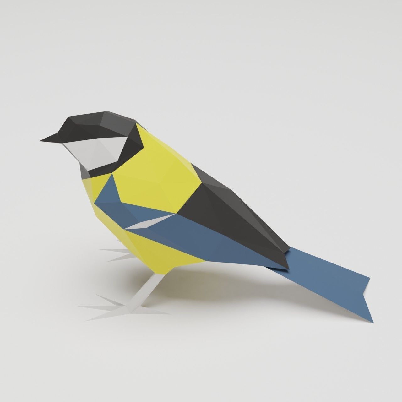 Bird - Tit 3D print model_3