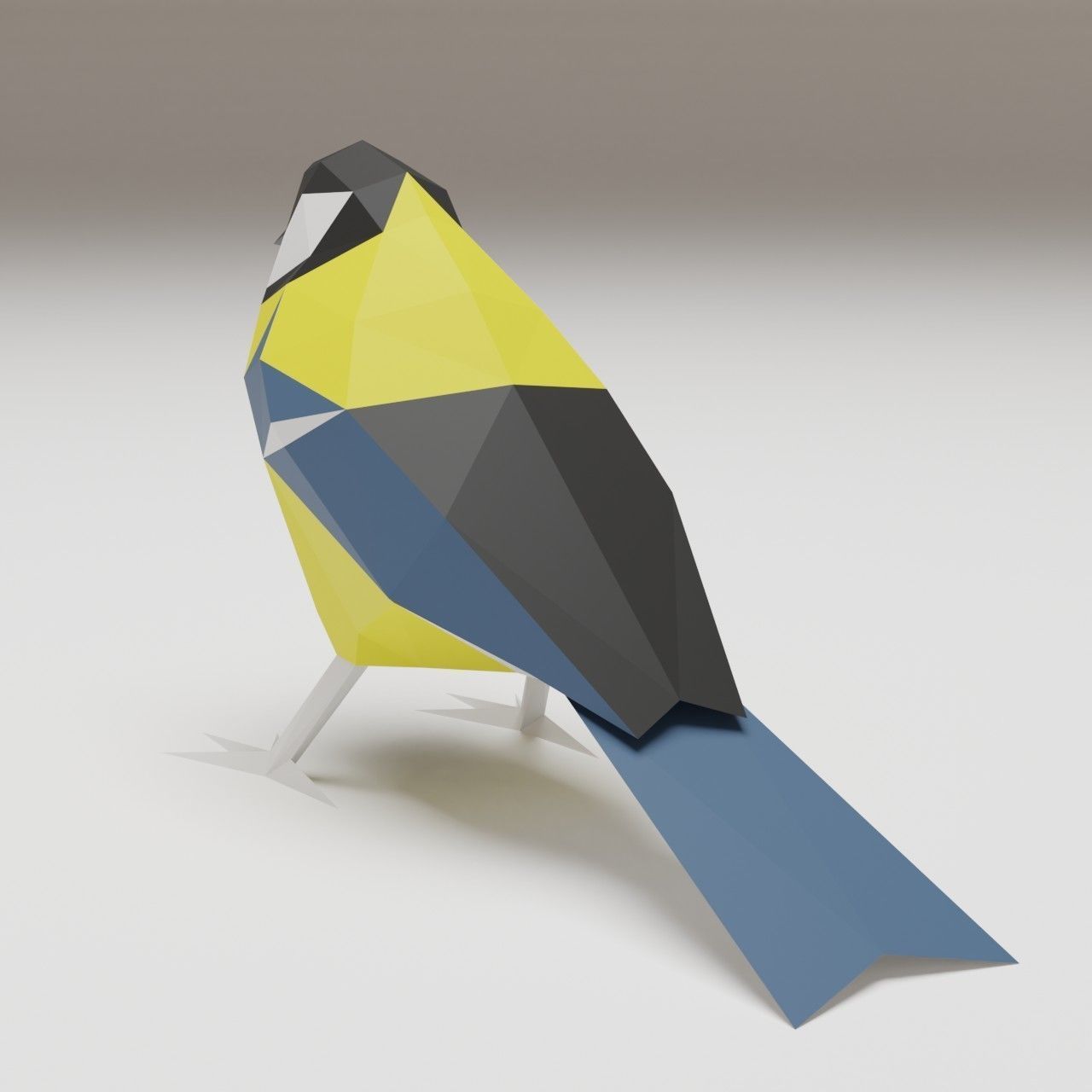 Bird - Tit 3D print model_1