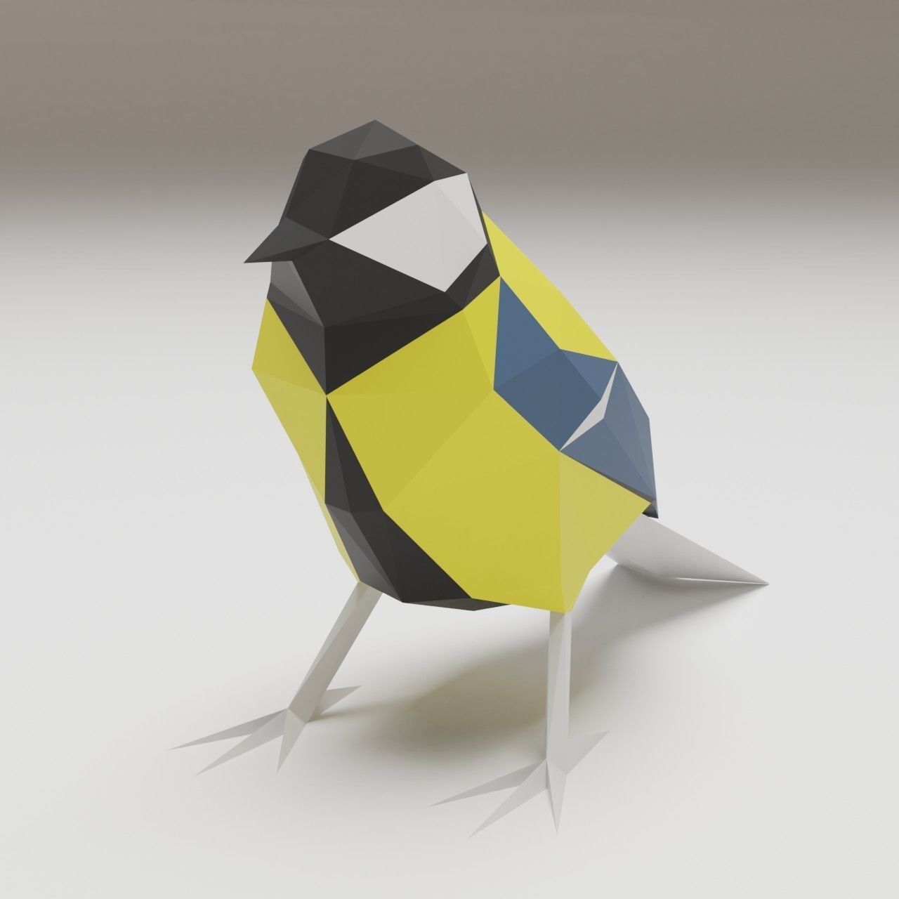 Bird - Tit 3D print model_2
