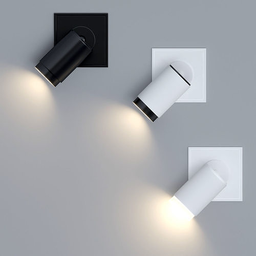 PLUG   LIGHT LED spotlight 3D model