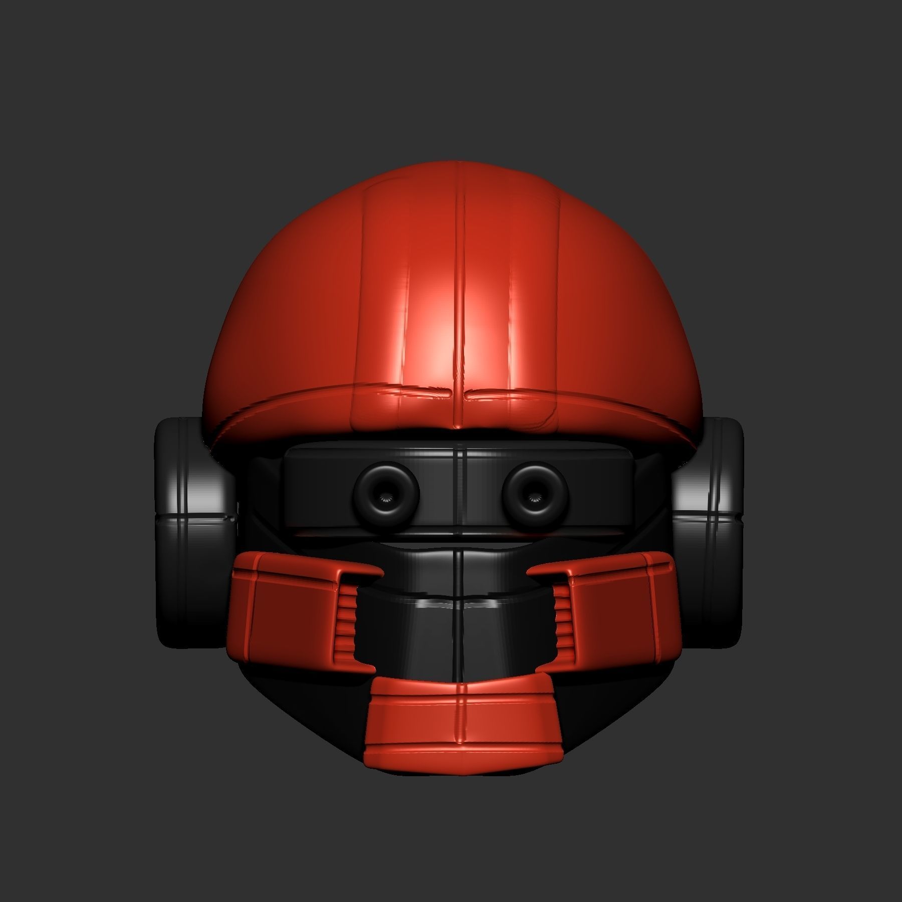 helmet high poly sculpt 3d printable ver 7 3D model 3D model_1