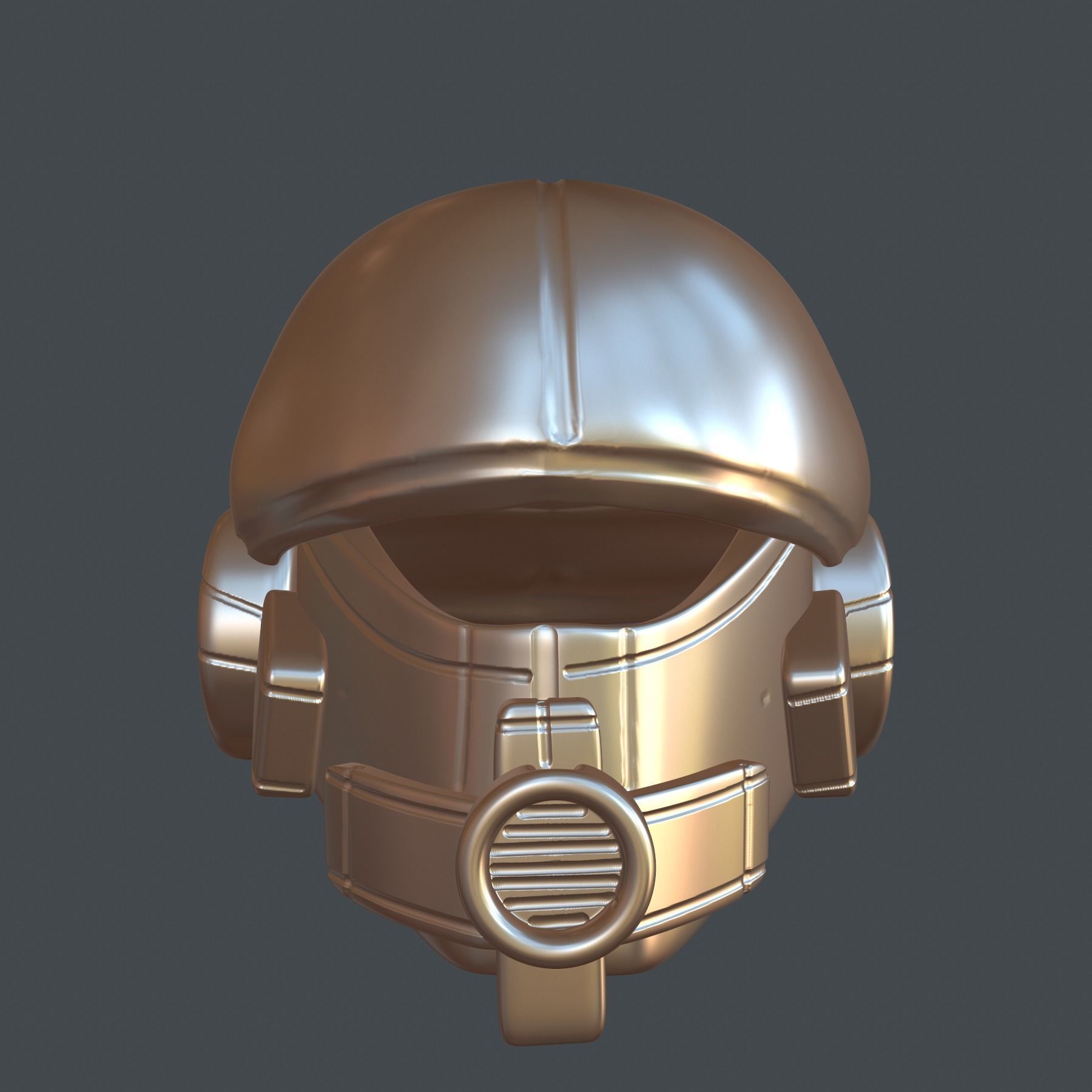 helmet high poly sculpt 3d printable ver 7 3D model 3D model_5