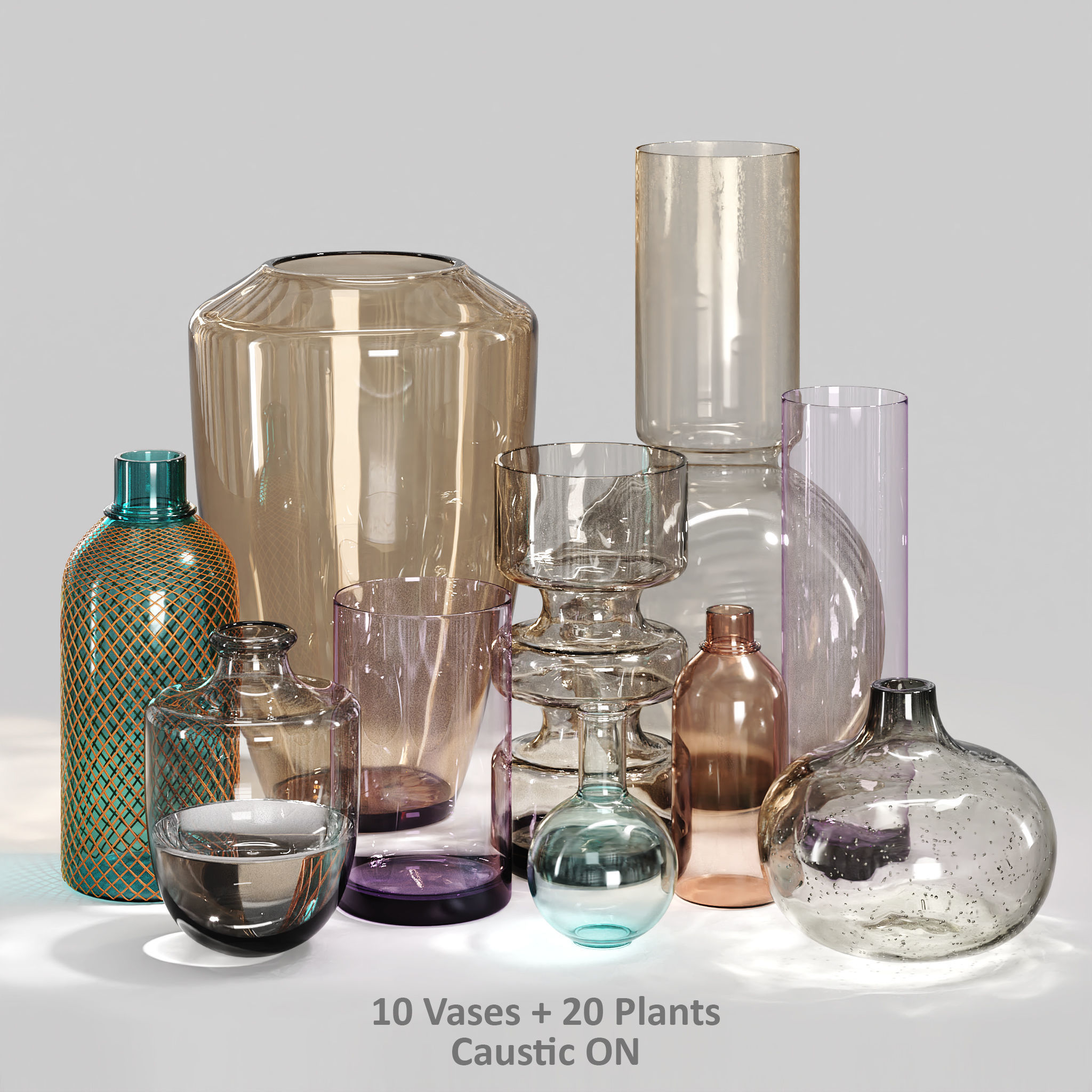 Decorative Set No3 3D model_1