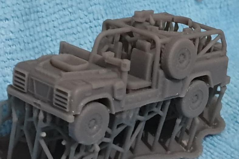 9 Modern British Army Medium Utility LR vehicles 3D print model_9