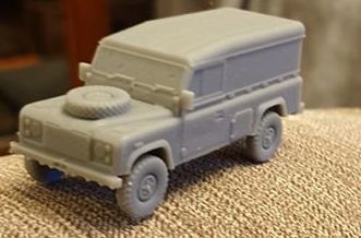 9 Modern British Army Medium Utility LR vehicles 3D print model_8