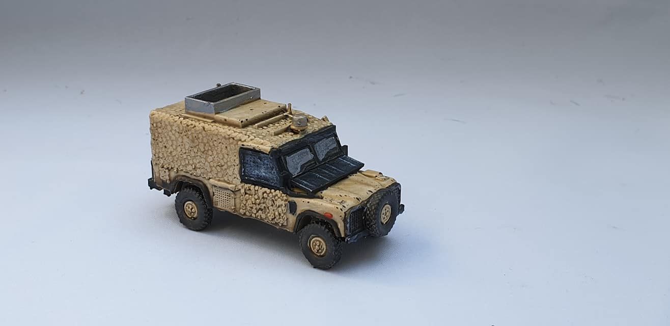 9 Modern British Army Medium Utility LR vehicles 3D print model_5