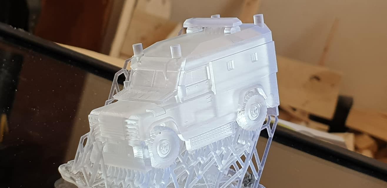 9 Modern British Army Medium Utility LR vehicles 3D print model_4