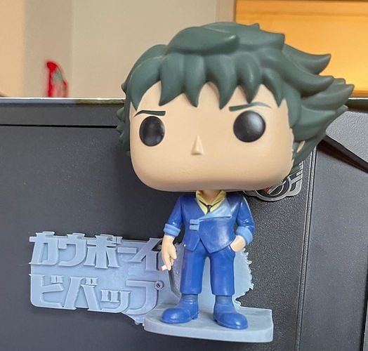 3d Printable Funko Pop Stand - Cowboy Bebop Free 3D print model