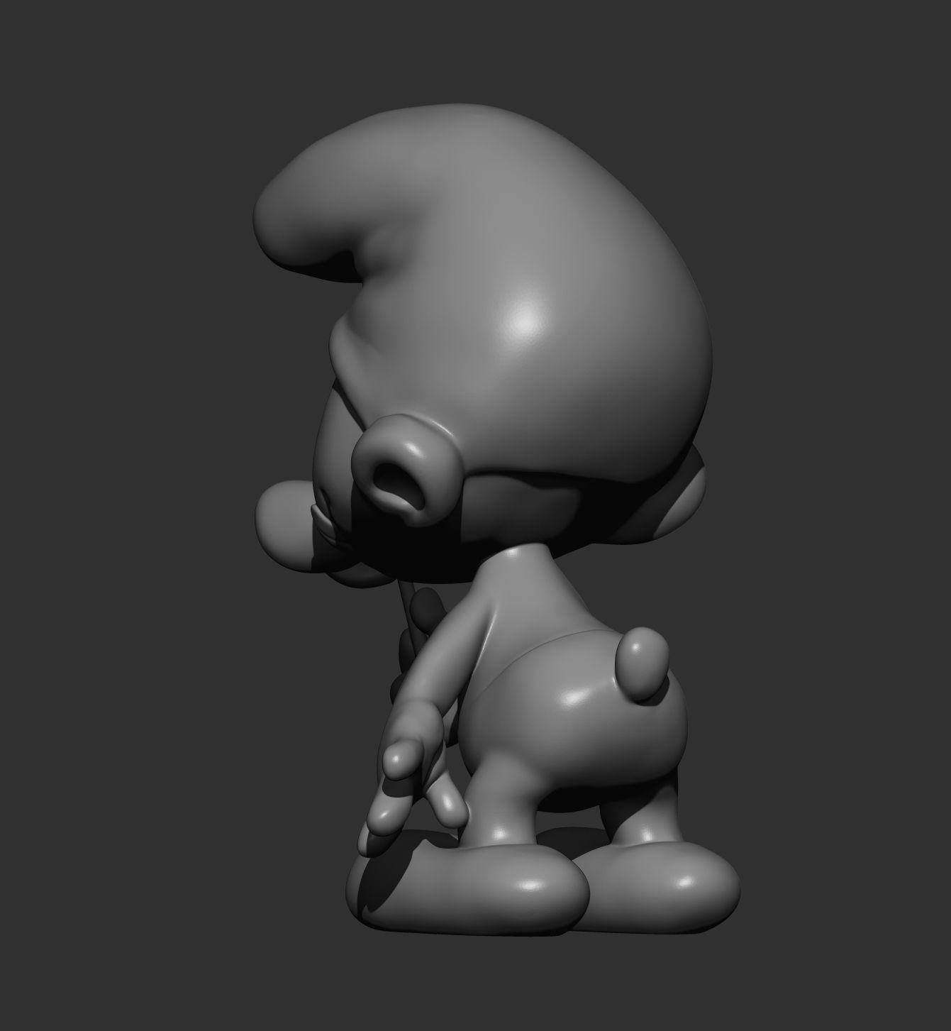 Smurf 3d printing 3D print model_5