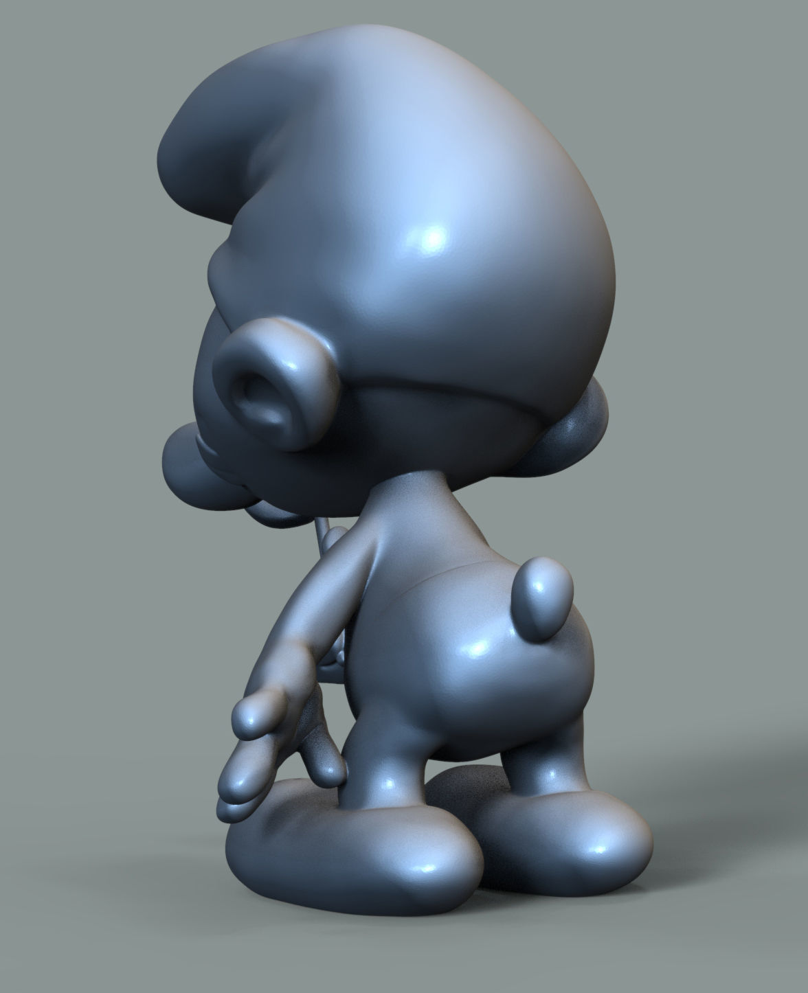 Smurf 3d printing 3D print model_3