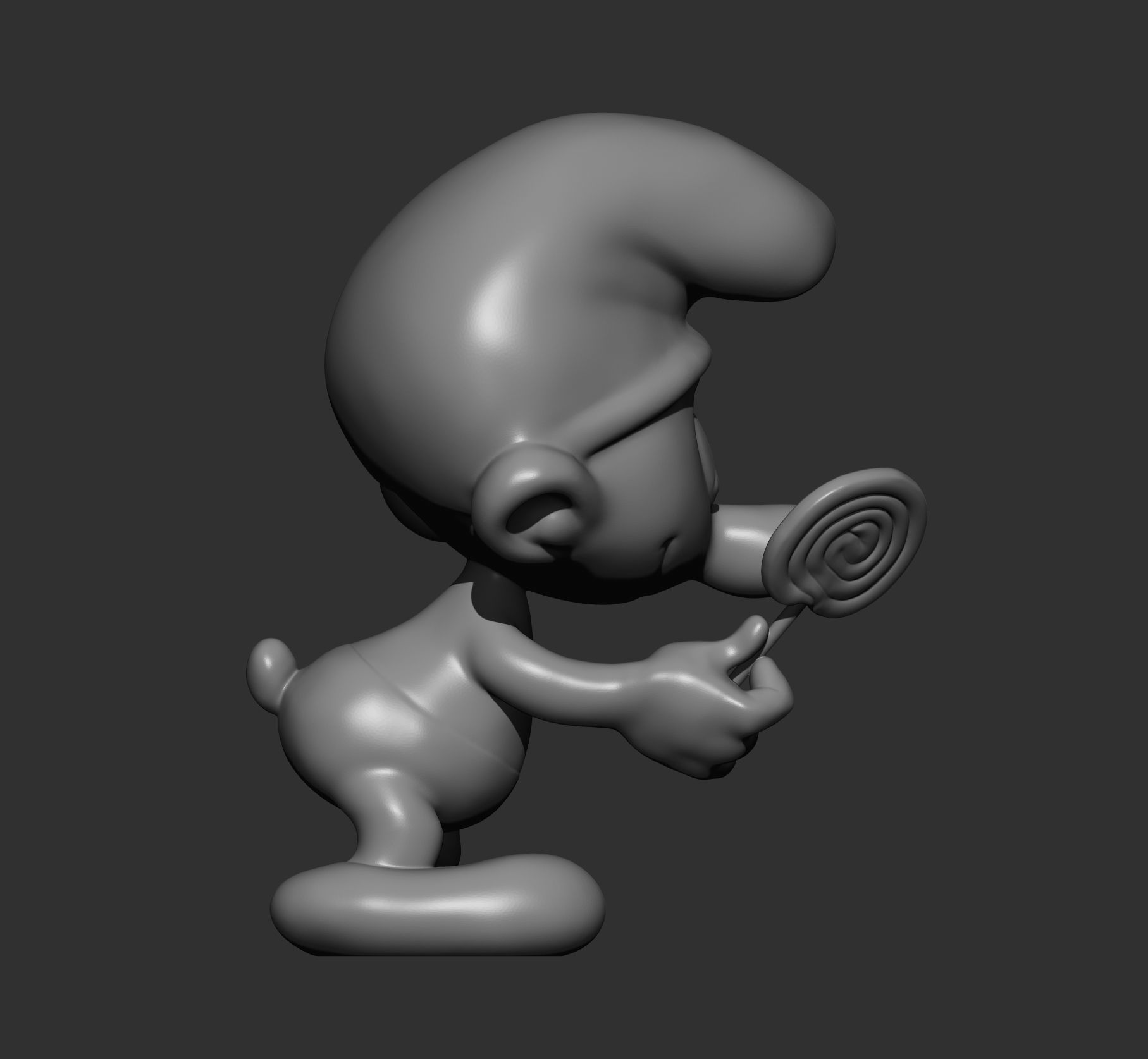 Smurf 3d printing 3D print model_8