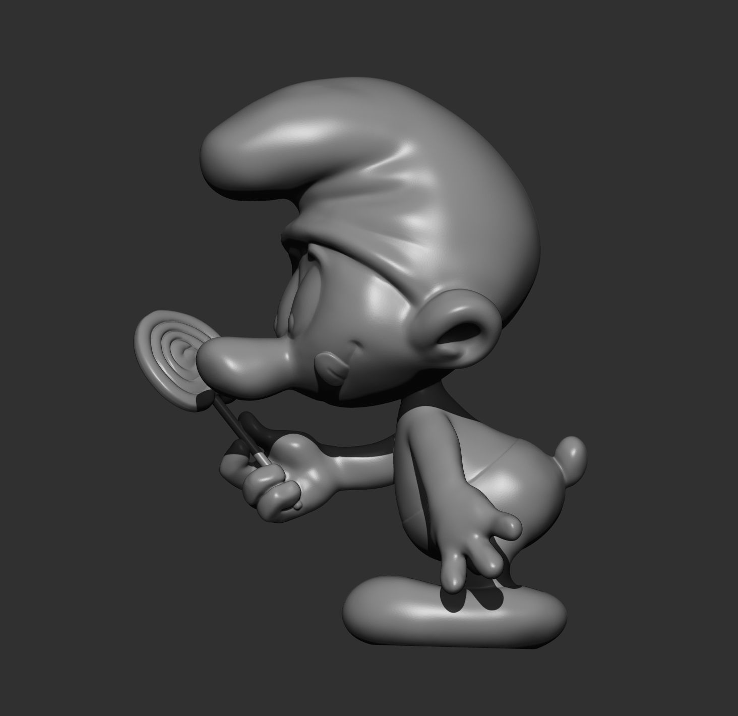 Smurf 3d printing 3D print model_6