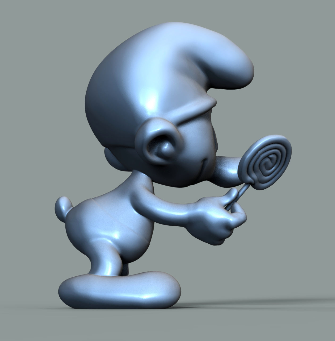Smurf 3d printing 3D print model_4