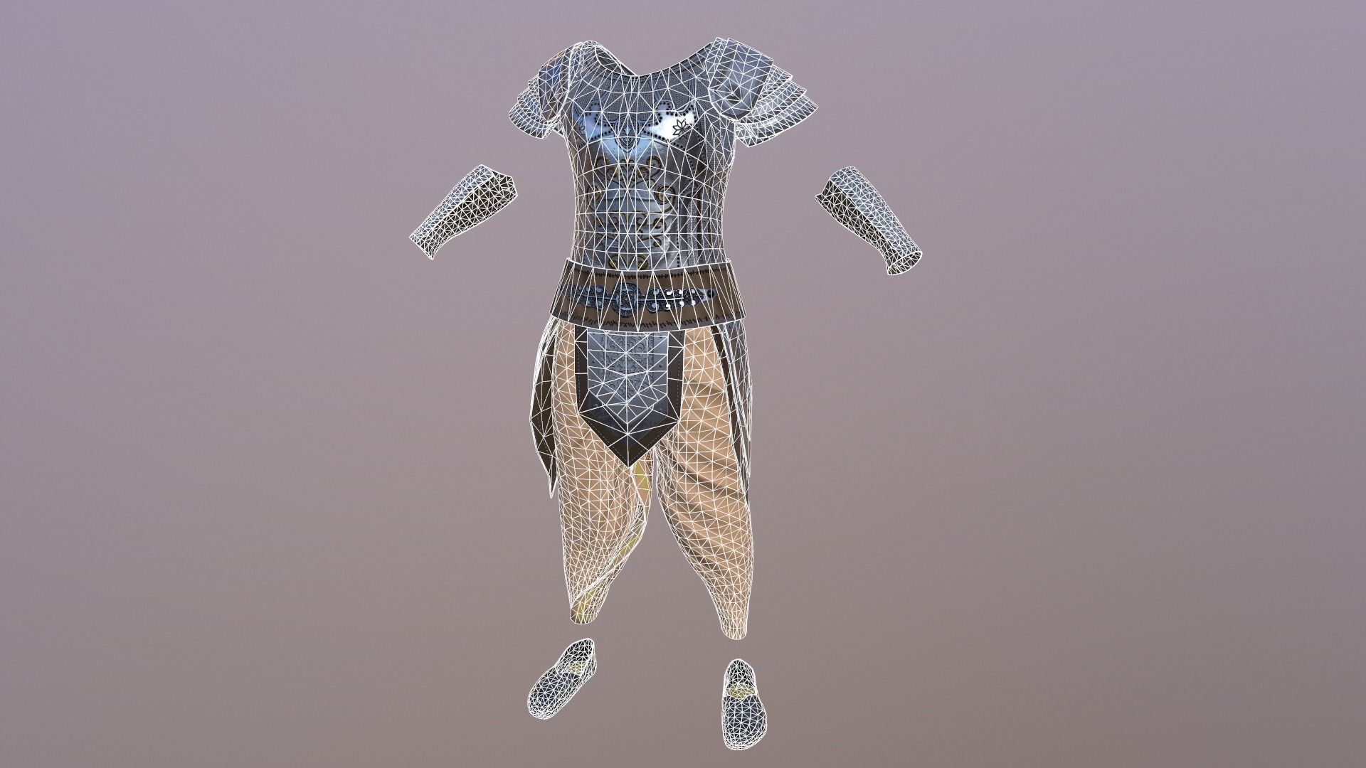 BHISMA THE WARRIOR Low-poly 3D model_19