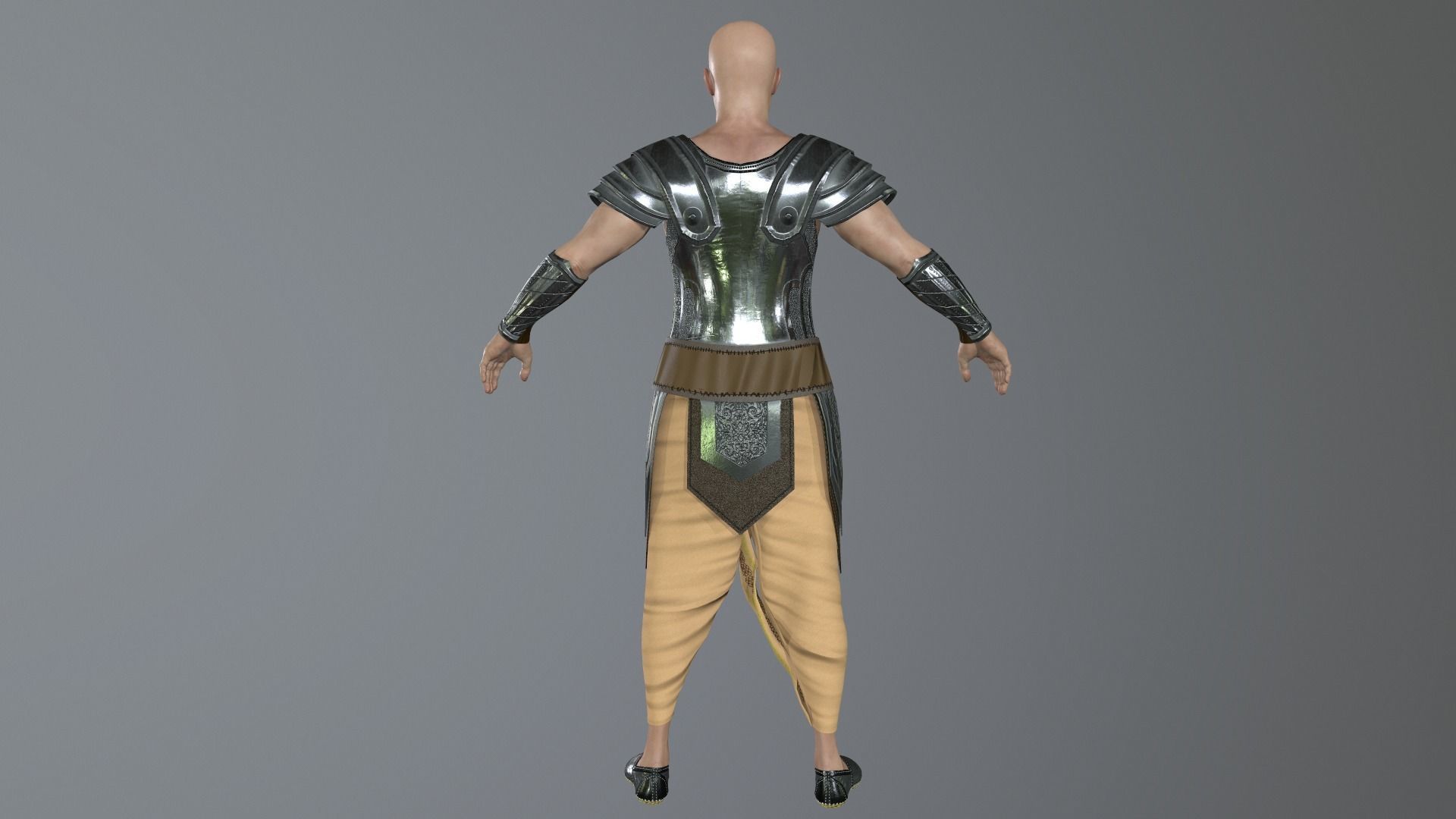 BHISMA THE WARRIOR Low-poly 3D model_9