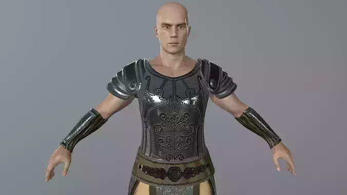 BHISMA THE WARRIOR Low-poly 3D model