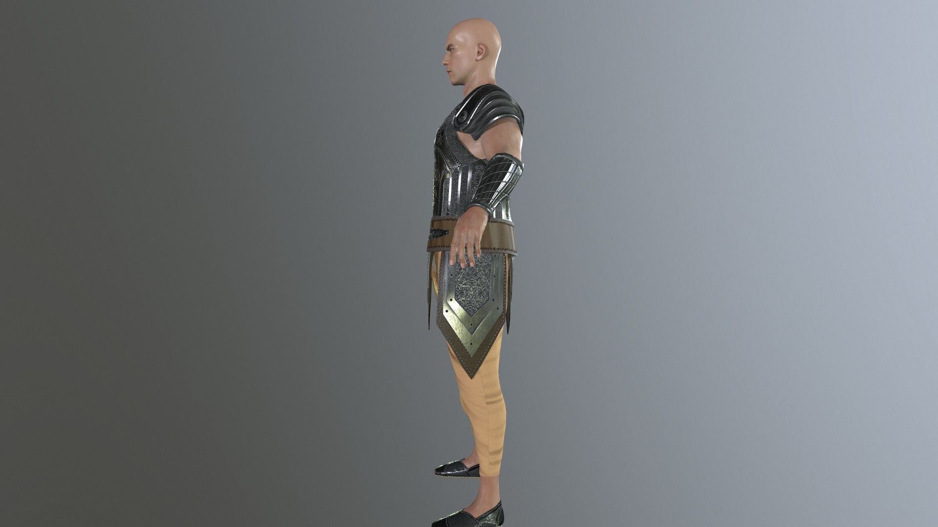 BHISMA THE WARRIOR Low-poly 3D model_8