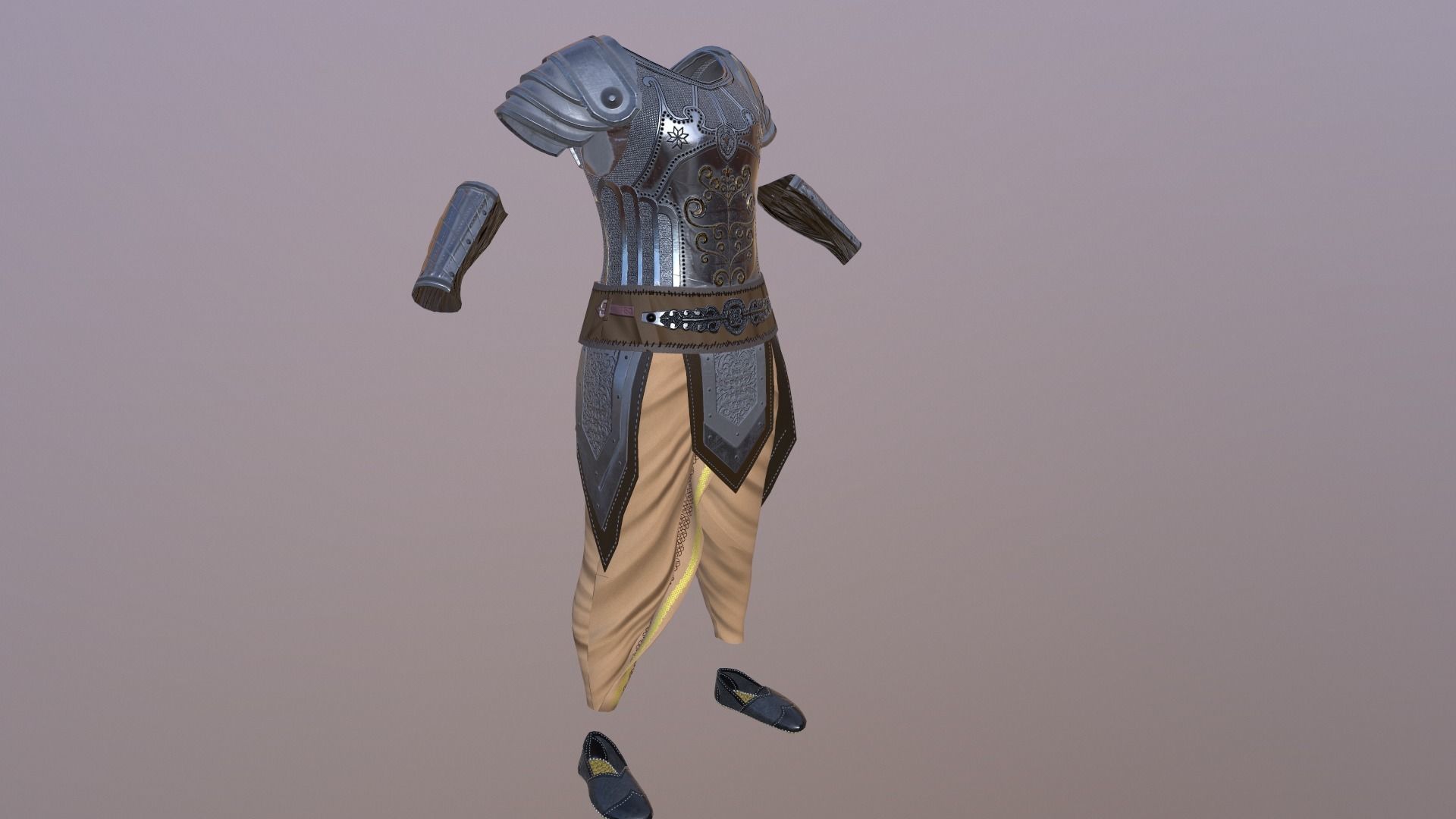 BHISMA THE WARRIOR Low-poly 3D model_13