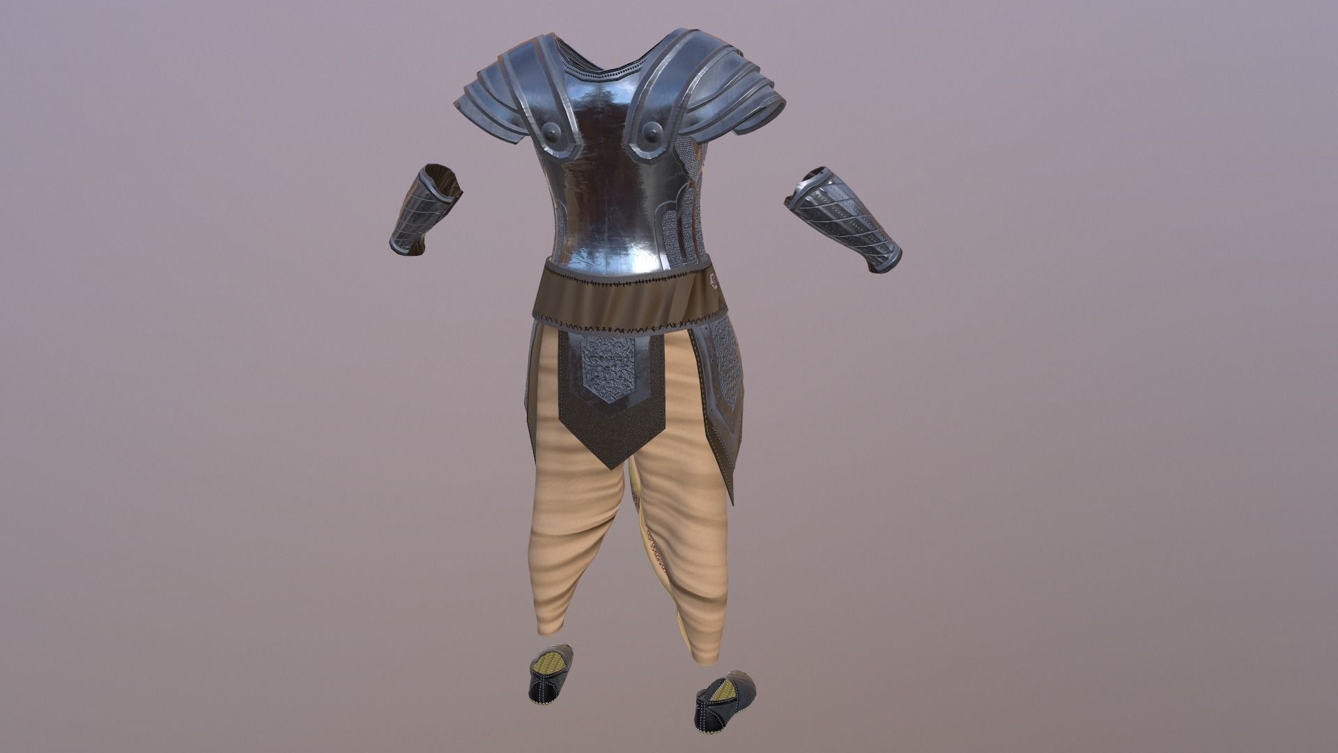 BHISMA THE WARRIOR Low-poly 3D model_14