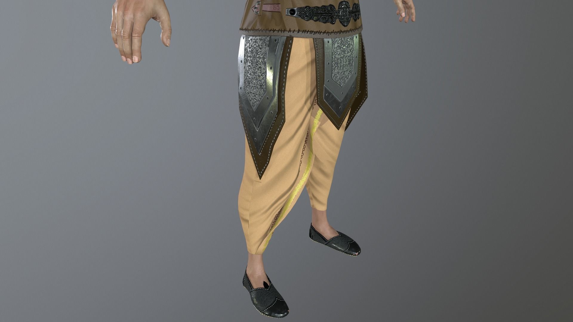 BHISMA THE WARRIOR Low-poly 3D model_12