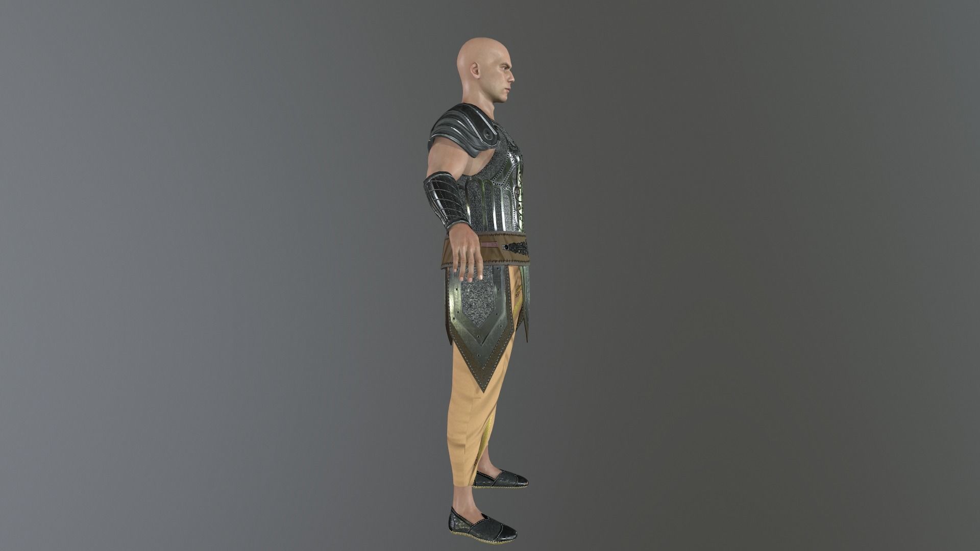 BHISMA THE WARRIOR Low-poly 3D model_10