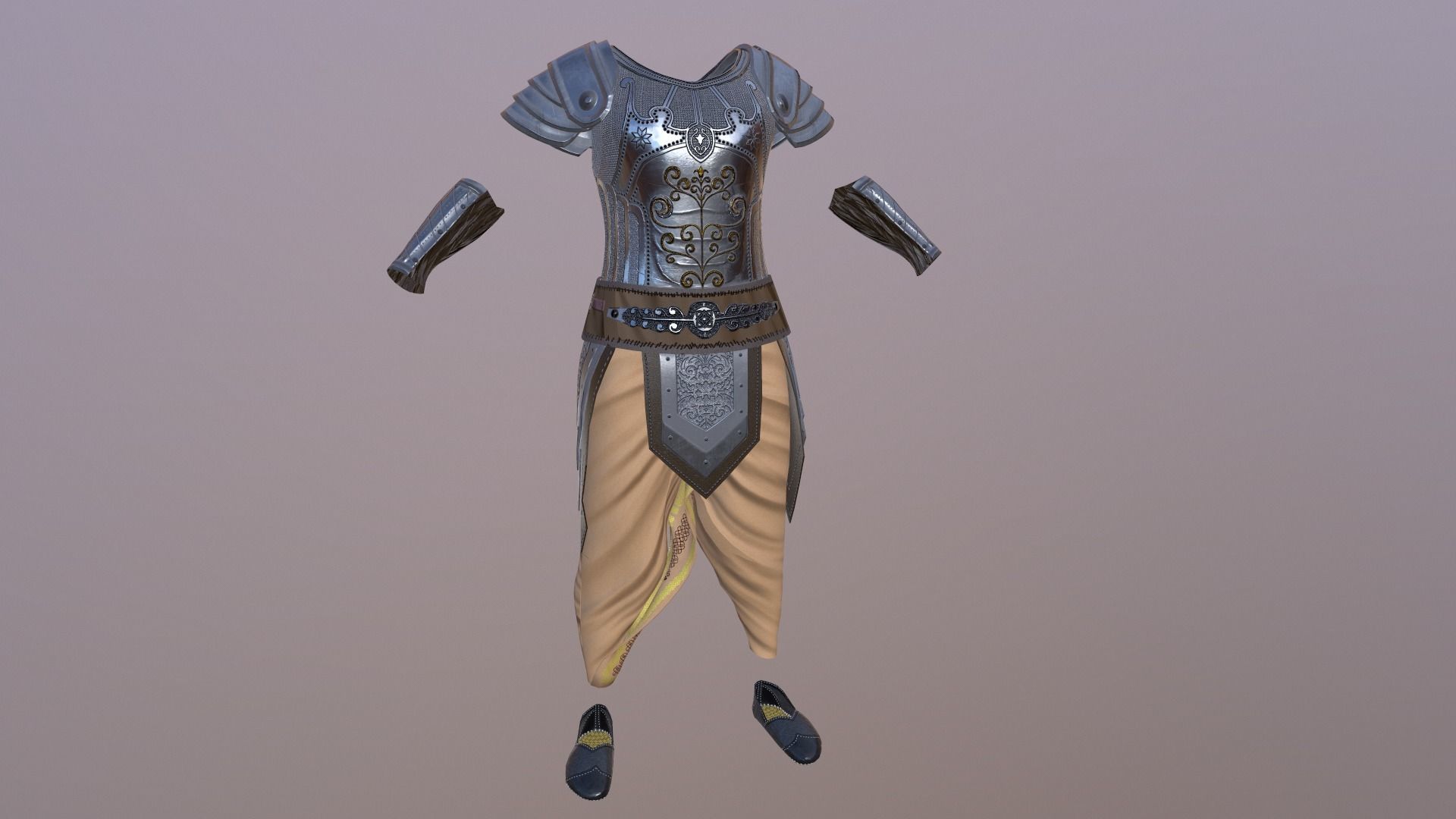 BHISMA THE WARRIOR Low-poly 3D model_3