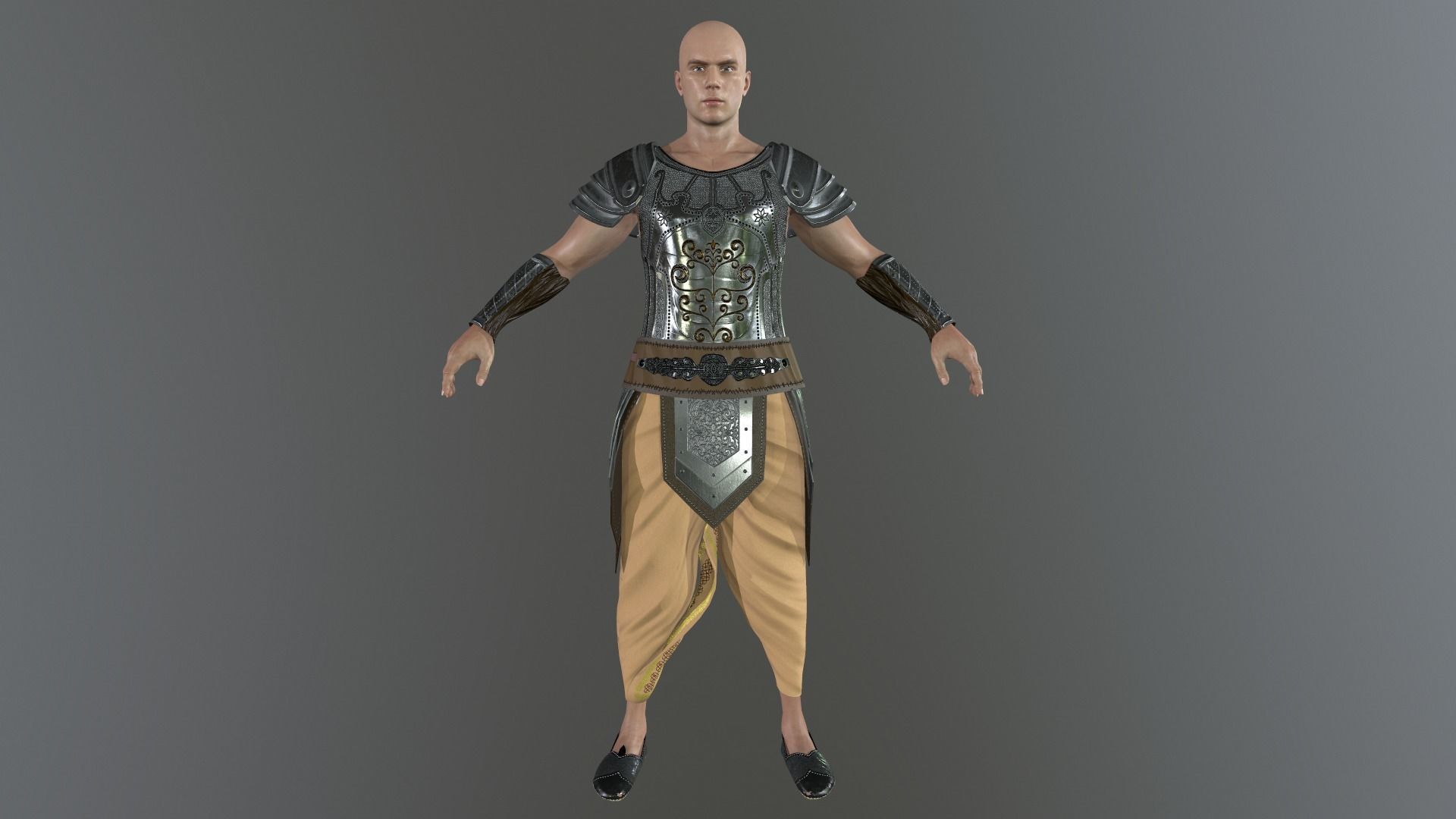BHISMA THE WARRIOR Low-poly 3D model_7