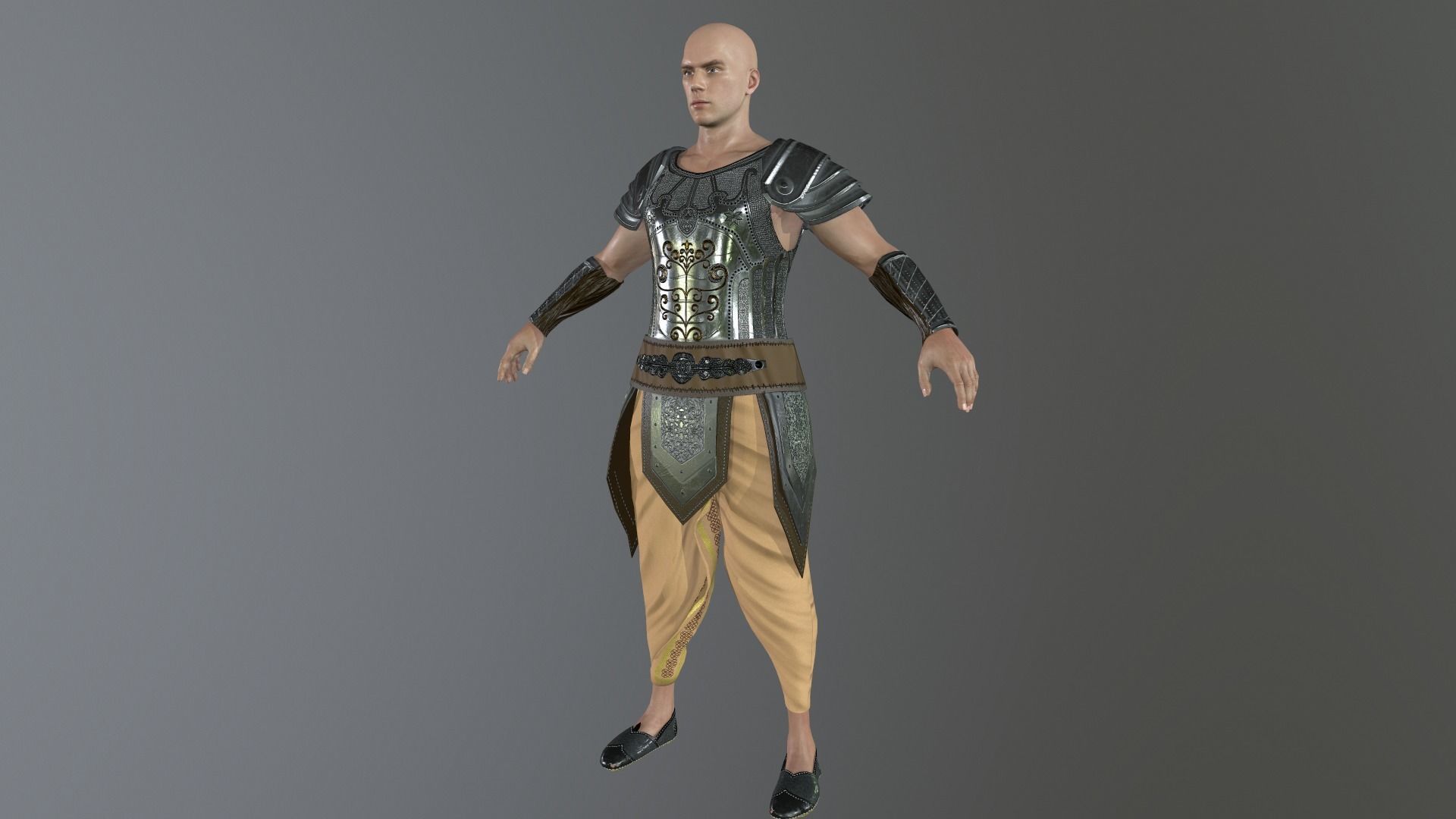 BHISMA THE WARRIOR Low-poly 3D model_6