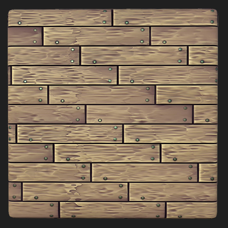 Stylized Wood Planks Texture_2