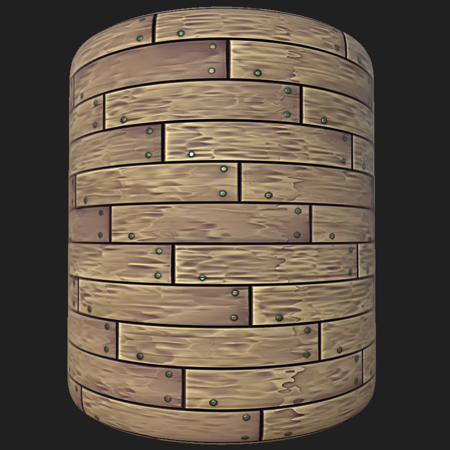 Stylized Wood Planks Texture_1