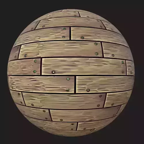 Stylized Wood Planks Texture