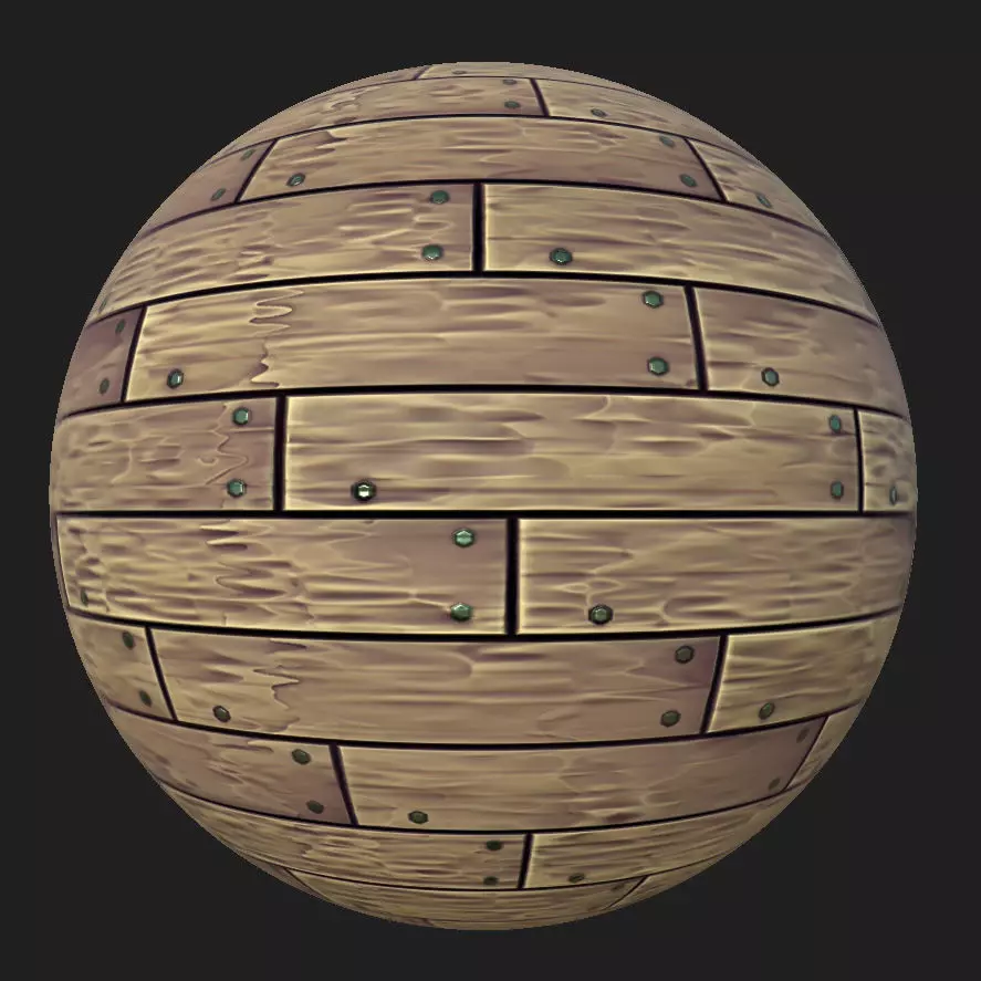 Stylized Wood Planks Texture_0