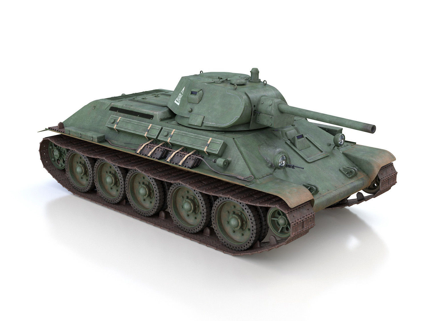 T-34-76 - Model 1941 -Soviet medium tank - 0314 3D model_7