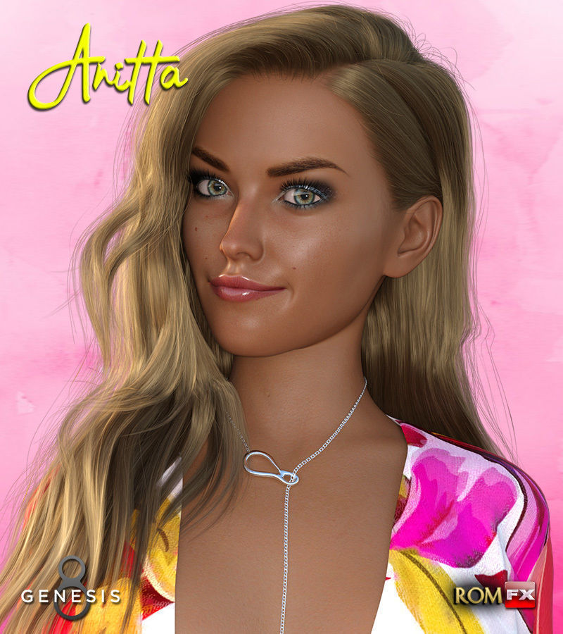 Anitta For G8F 3D model_1