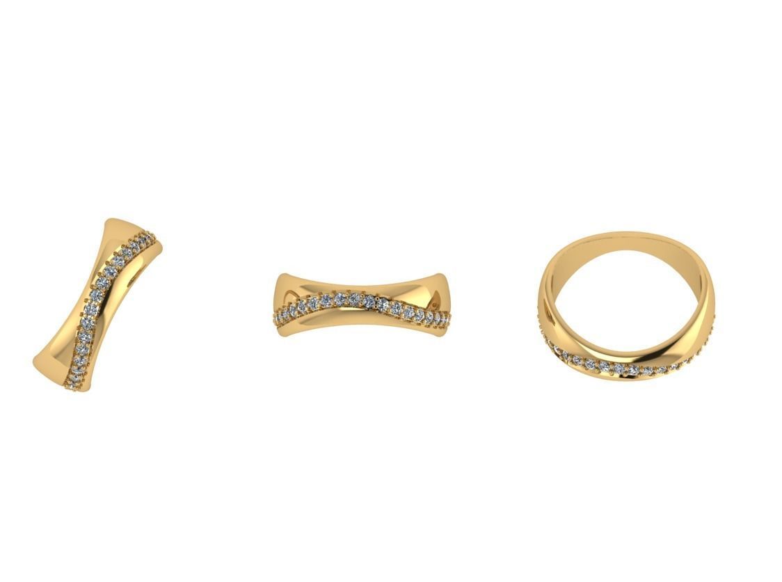 RING DIAMOND 500 FILE 3D print model_5